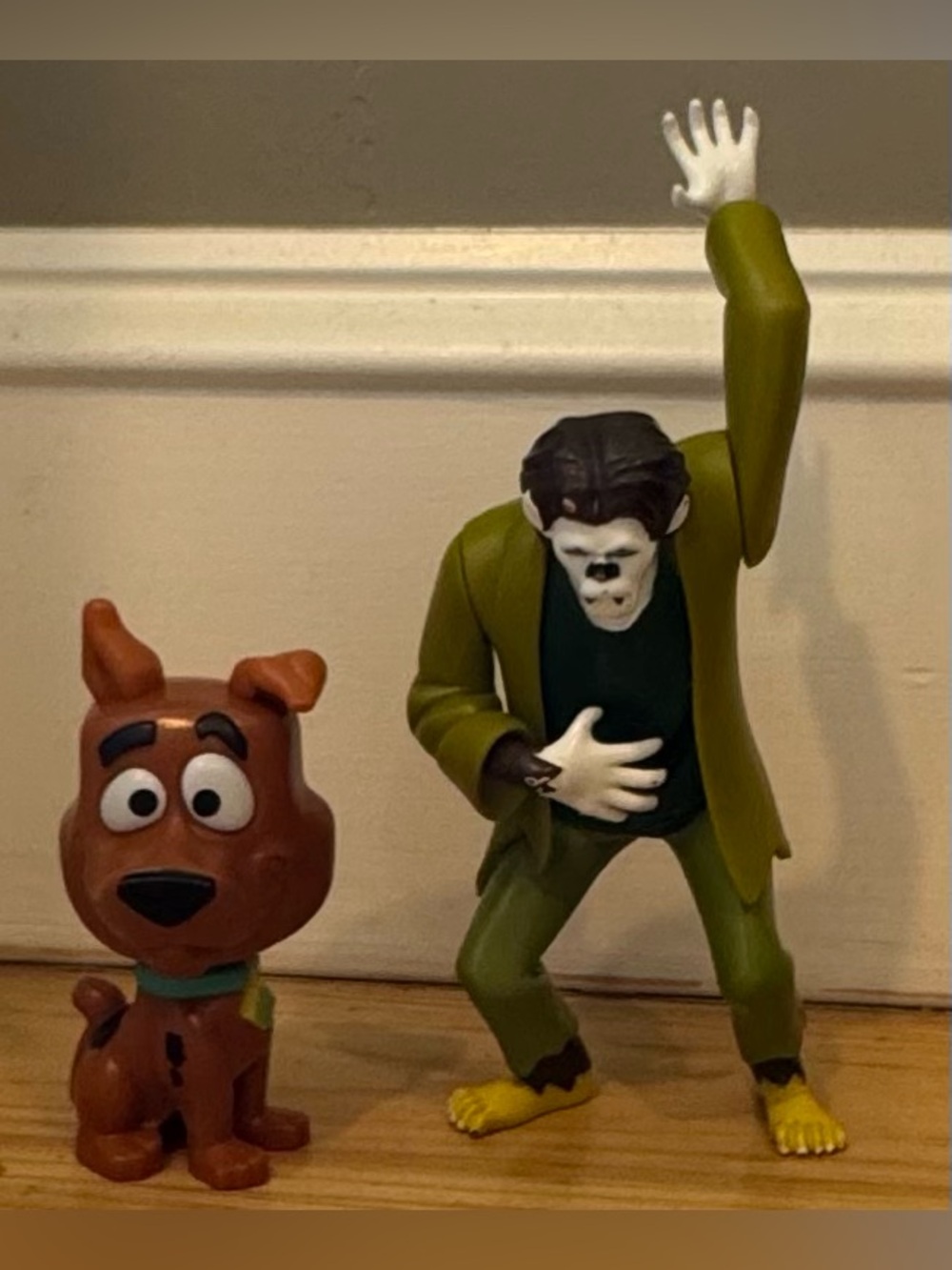 Scooby Doo Figure Lot Hanna Barbera Werewolf Monster & 2021 Scooby Bobblehead